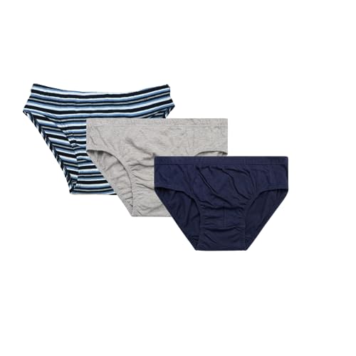 Image of Acumen Men's Underwear Briefs 3-Pack - 100% Combed Cotton, Anti-Bacterial Technology - Premium Ultrasoft Waistband