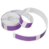 DECORNIJIA Rouleau D’Étiquettes Thermiques Violettes 16 X 05 Po Autocollantes Imprimabl...