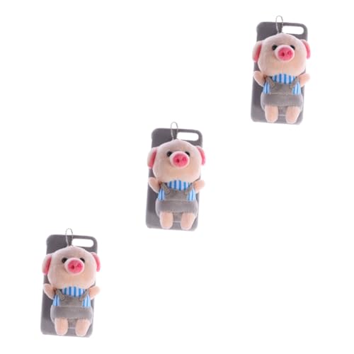 Coque de téléphone stéréoscopique cochon UPKOCH (pack de 3 pièces)