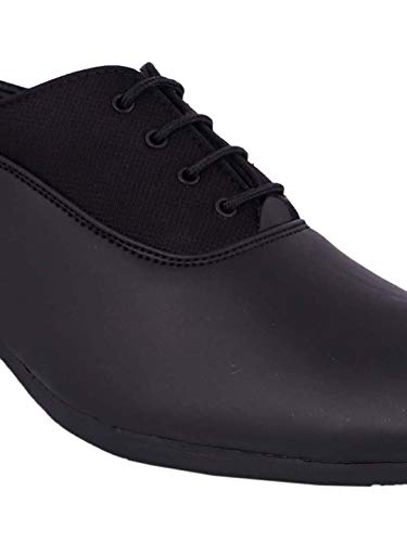 Aadi Men's Black Synthetic Leather Derby Formal Shoes MRJ1488_06