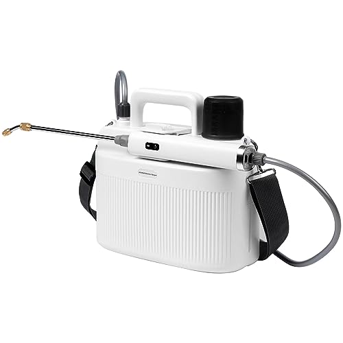 ACORNS 1.35 Gallon Electric Sprayer Battery Operated Garden Sprayer with Electric Handle and Telescopic Wand. Copper-Nickel Nozzle for fine Spraying of a Variety of Plant and Weed concentrates