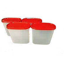 Tupperware Tupin Tupperware Modular Mate Oval Plastic Container Set, 1.7 Litre Single Piece 4 Pc Any Color