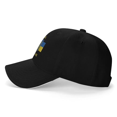 Casquette de baseball drapeau ukrainien y2k brodée et mignonne