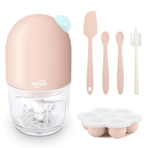 Baby Food Maker, Small Food Processor Kits for Fruit, Vegetable, Meat, mini Puree Blender, Infants Food Chopper