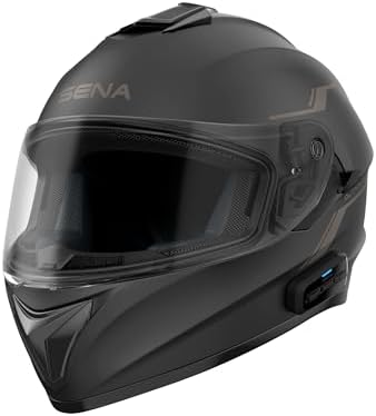 Sena OutForce Smart Helmet Full Face (Matt Black, Medium) (OUTFORCE-MB00M - SP85