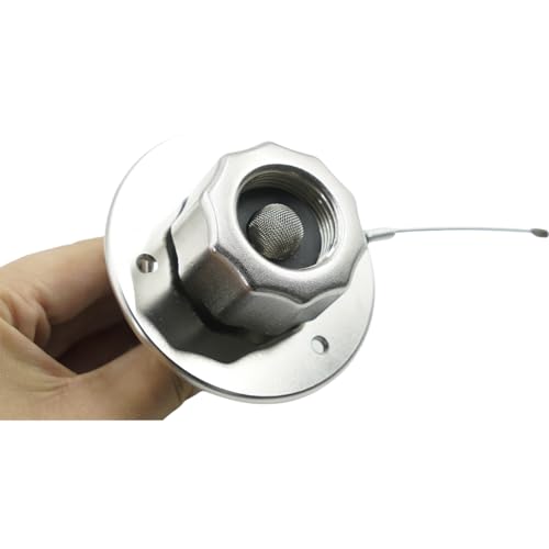 Image of RV City Water Inlet with Check Valve, RV Water Inlet Replacement, RV Water Fill Inlet,RV Water Inlet Connection for for RV Camper Motorhome Trailer Marine,Stainless steel