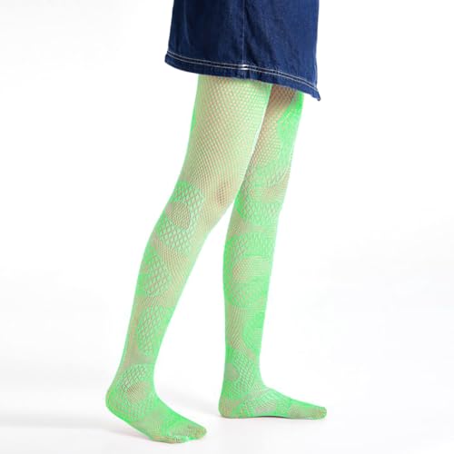 Image of Glow in the Dark Fishnet Stockings, High Waist Sexy Tights Party Stockings for Womens Girls