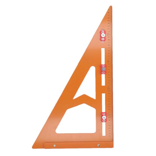 FLEXMAN 2 in 1 Rafter Square, Positioning Triangle Ruler Rafter Square Multi Purpose Carpenter Tools, Drilling Positioning Triangle Ruler Carpentry Measuring Layout Tool