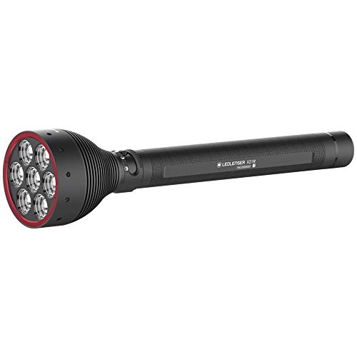 Ledlenser X21R Proiettore Ricaricabile, 5000lm, Portata 800m, IP54 | Messa a fuoco regolabile, 1315g, autonomia 40h, 7 modalità, valigetta inclusa, ultraresistente, per outdoor ed emergenze