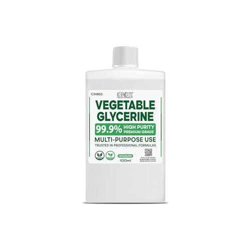 Vegetable Glycerine VG Glycerol Premium Quality Food Grade Vegan Non GMO Fragrance Free Recyclable Container (100ml)