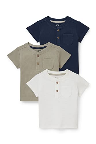 Babykleidung Set Jungen | T-Shirt + Shorts, Dinosaurier Print | 100% Baumwolle | Größen 80-116 (1-7 Jahre)