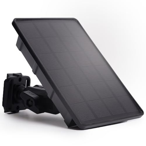 5V/12V Trail Camera Solar Panel - 4W Solar Panel Battery w/ 4400mAh Li-ion Battery, IP66 Waterproof...