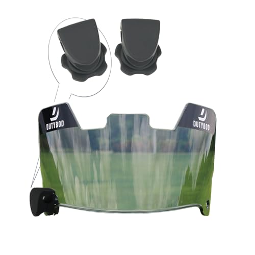 Football Visor Football Shield, Clear Football Visors for Helmet Scratch-Resistant, Fits Adult...