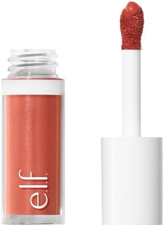 e.l.f. Camo Liquid Blush, Long-Lasting Liquid Blush For High-Pigment Colour, Creates A Soft, Dewy Finish, Vegan & Cruelty-Free, Copper Etiquette