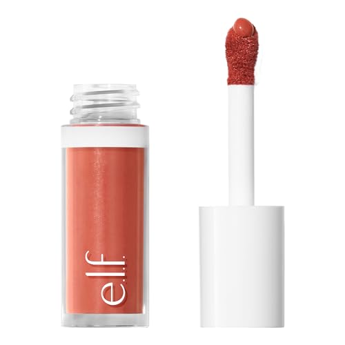 e.l.f. Blush liquide camouflage, blush liquide longue durée pour une couleur hautement pigmentée, crée une finition douce et rosée, végétalien et sans cruauté envers les animaux, étiquette cuivre