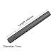 ACEFCXAUSVC Graphite Carbon Rod， Carbon Suitable for Industrial and Electrical Industries, 4 Pcs Length 350mm Diameter 4-7mms(7mm)