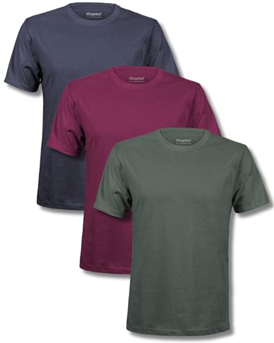 Image of Kingsted T-Shirts for Men Pack - Royally Comfortable - Super Soft Premium Fabric - Well-Crafted Classic Tee