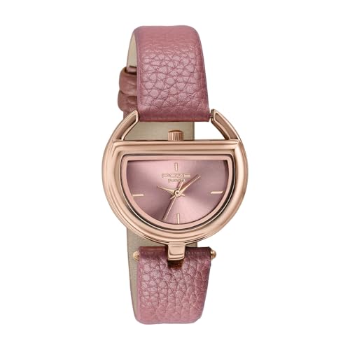 Image of Sonata Poze 8 Quartz Analog with Pink Dial Pink PU Leather Strap Watch for Women - SP80159WL01W