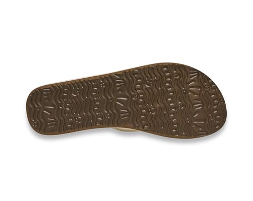 Image of Sanuk Yoga Joy Womens Flip Flops | Yoga Mat Footbed | Sandals for Women | Womens Yoga Sandals | Women's Beach Sandals