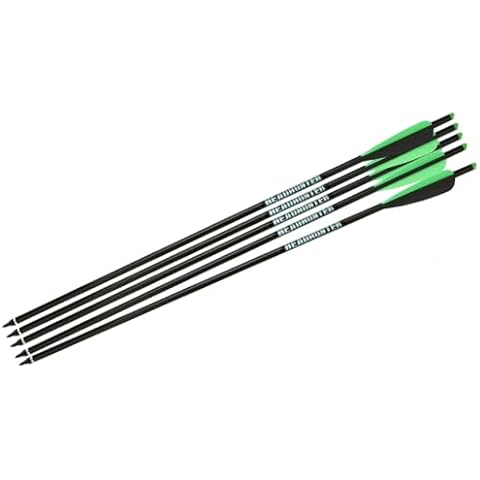 Barnett Outdoors Carbon Crossbow Arrows 5-Pack, Lightweight Hunting Bolts with Half-Moon Nock and Field Points, 22" Cover