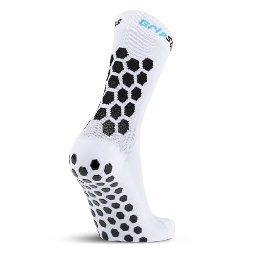 Basketball Grip Socks - Tall Grip Socks for Men, Women, and Youth - Anti Slip Socks for Basketball