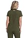 KOI Next Gen Driven Women's 4-Pocket Mandarin Collar Scrub Top Olive Green L