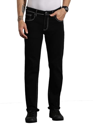 Image of Thomas Scott Men's | Solid | Brathable Fabric | Denim | Mid Rise | Casual Jeans for Men