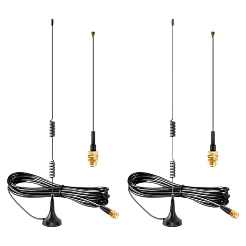 Meshtastic Long Range 915MHz Lora Magnetic Base Antenna with SMA Male for ESP32 LoRa V3 Development Board 915MHz LoRa Module with 10cm IPEX Extension Cable (2 Sets), Slinkdsco ?