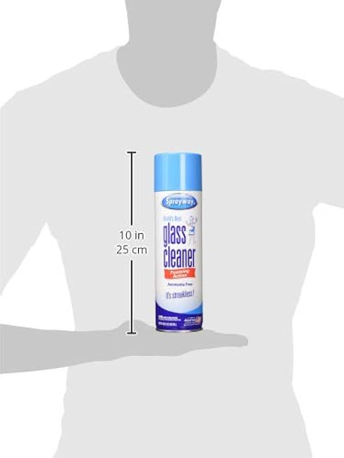 Sprayway Streakless Glass Cleaner 19 Ounce (Pack of 3) Made in USA, Blue and White (Package may vary)