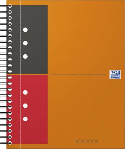 Cahier Oxford A5+ avec couverture en carte haut de gamme