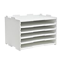 Amazon.co.jp: 書類棚 A3サイズ 木製 デスク上置き棚 レターケース