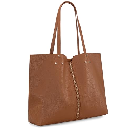 Montana West Shoulder Tote Bag for Women Soft Faux Leather Shoulder Tote Bag Purse