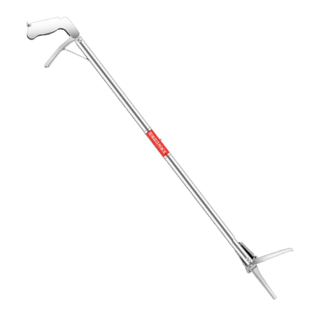 Pinza Multiuso Pieghevole per Catturare Serpenti, Strumento per la Raccolta di Serpenti A Sonagli, Mascella Larga, in Acciaio Inossidabile, Dritto