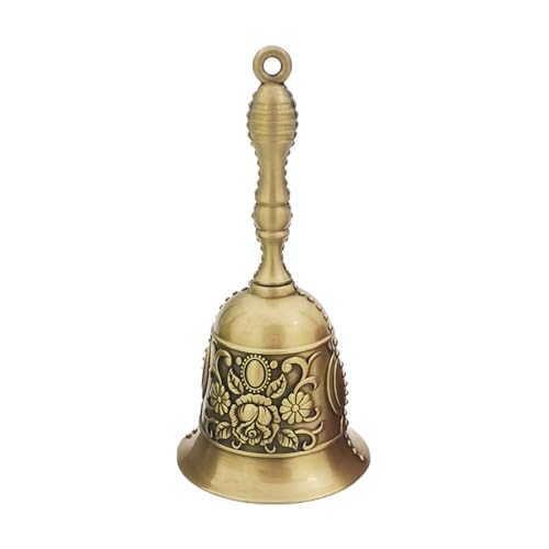 ZwaitL Campanas de Navidad de mano vintage para festivales, decoraciones de campanas con tono rico para Navidad