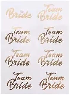 Team Bride Gold Temporary Tattoo stickers, Wedding Party Accessories