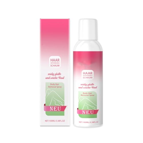 Gentle Formulas Body Hair Removal Sprays for Sensitives Skin Fast Acting Depilatory Mists with Natural Fragrances and Moisturizing Ingredient Fast Acting Hair Removal Liquid