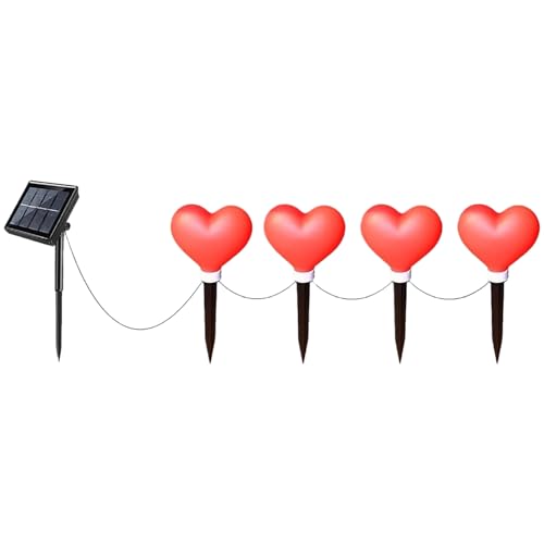 Lumière en forme de cœur pour jardin : célébrez l'amour en extérieur