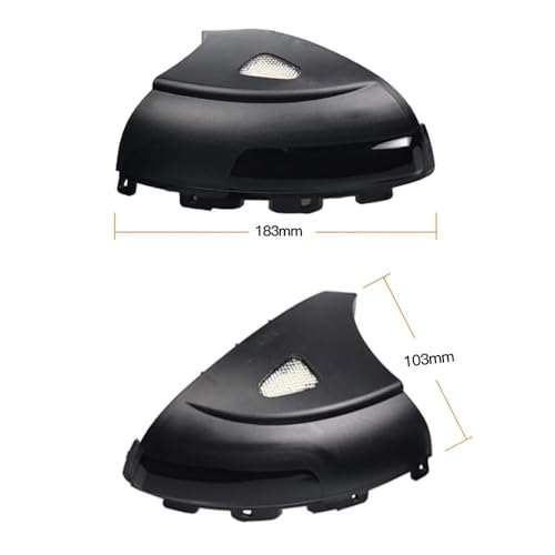 Clignotant LED rétroviseur avec défilement bicolore bleu jaune