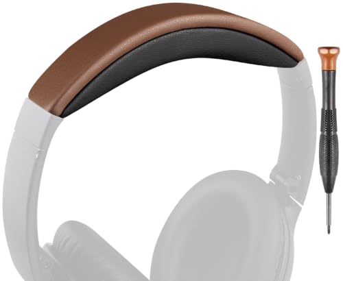 Image of SOULWIT Replacement Headband Pad Kit for Bose QuietComfort 45 (QC45) /QuietComfort SE (QC SE) /New Quiet Comfort Wireless Headphones, Easy DIY Installation (Coffee)