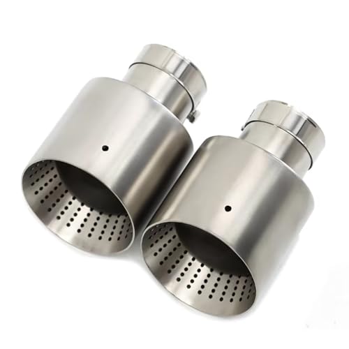 Terminales de escape para VW GTI MK7 y Golf 7 con boquilla silenciador universal de 63mm a 89mm
