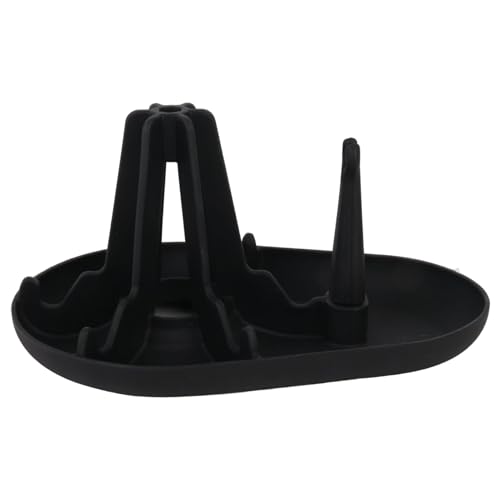 Estante de secado de botellas – Soporte de bandeja de drenaje de silicona, soporte organizador de encimera de cocina, secadora de vidrio para tazas de tazas, estante de almacenamiento para ahorro de