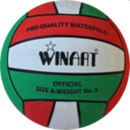 Water Polo Ball Winart red-white-green Size 5