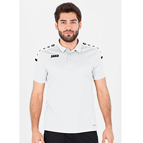 Jako Polo pour Homme, Taille S, Blanc