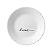 Corelle Vitrelle 8-Piece Appetizer Plates Set, Triple Layer Glass and Chip Resistant, Lightweight Round 6-3/4-inch Plates, Celebrations