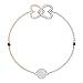 Produktbild Swarovski Remix Forever Strand Armband, Damenarmband im Metallmix mit Ineinandergreifenden Doppelherzen und Funkelnden Swarovski Kristallen