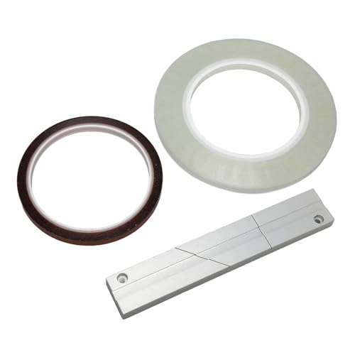 Image of Tape Splicer Block, 1 /4 10 Inch Tape Splicer Set Adjustable Length Easy Installation Tape Splice for Open Reel to Reel Tape Media, ZIZEVygdkma1g56