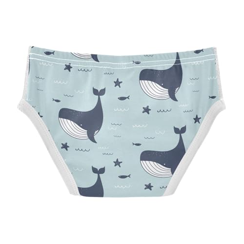 Whales Dolphins Boys' Underwear Cotton Boys Briefs Soft Toddler Underwear 5T Multi2
