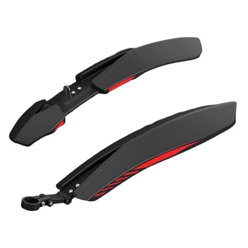 HUANGTNG Adjustable Bicycles Mudguards Set Quickly Release Front Rear Mud Guards for Mountain and City Bike