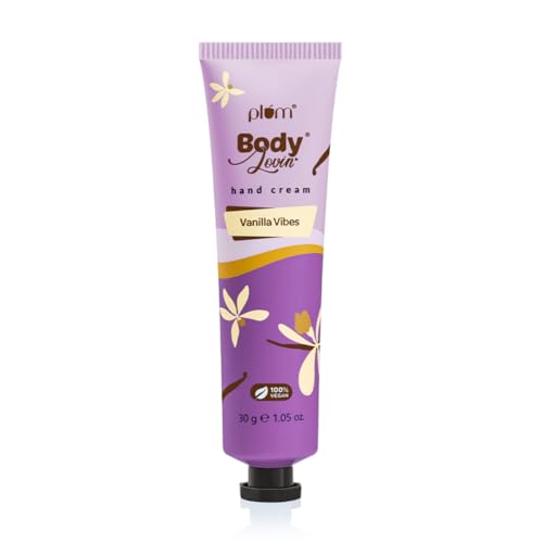 Image of Plum BodyLovin' Vanilla Moisture & Glow Duo | Deep Nourishing Body Oil + Shea Butter Hand Cream | Soft Smooth Skin | Non-Greasy Vanilla Care | Body Oil 100ml + Hand Cream 30g