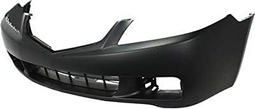 Evan Fischer Front Bumper Cover Fascia Compatible with 2004-2005 Acura TSX Primed With Fog Light Holes